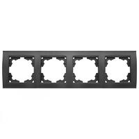 Рамка 4-м Бриллиант горизонт. графит Universal 7947502-Gr - УПС инжиниринг