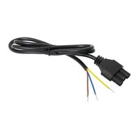 Кабель для подключения светодиодных линейных светильников ДБО-60/120/150 1м 3х0.75 черн. EKF ASC-B-1-LBL - УПС инжиниринг