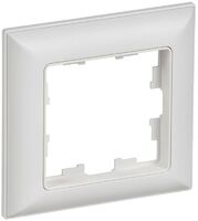 Рамка 1-м BRITE РУ-1-БрАБ арктич. бел./бел. IEK BR-M12-12-K91 - УПС инжиниринг