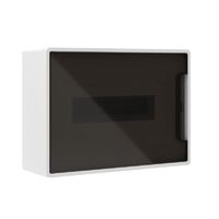 Щиток настенный 12мод. FRAME с тонированной дверцей с 2 шин PEN на 8+6 отверст. бел. DKC F12W1WD - УПС инжиниринг