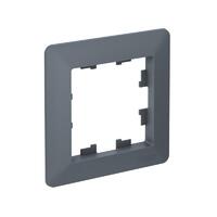 Рамка 1-м AtlasDesign Air грифель/дым. черн. SE ATN220701 - УПС инжиниринг