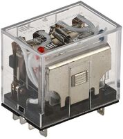 Реле РЭК 77-4(LY4) 10А 230В AC с индикацией IEK RRP10-4-10-220A-LED - УПС инжиниринг