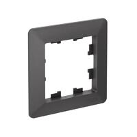 Рамка 1-м AtlasDesign Air базальт/дым. черн. SE ATN221401 - УПС инжиниринг