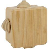 Коробка распаячная ОП КОР 100х100х50мм с гермовводами 8 вх. IP54 сосна Эра Б0043223 - УПС инжиниринг