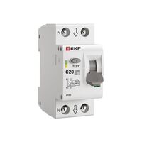 Устройство защиты от дугового пробоя (УЗДП) 1P+N C 20А 6кА с авт. выкл. PROxima EKF afdd-2-20C-pro - УПС инжиниринг