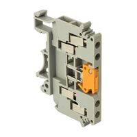 Колодка клеммная JXB-4/35 двойн. измерительная тип K сер. PROxima EKF plc-jxb-2-4/35K-gy - УПС инжиниринг