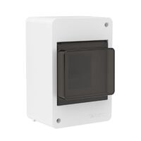 Щиток настенный 4мод. с тонированной дверцей бел. DKC F04W0WD - УПС инжиниринг