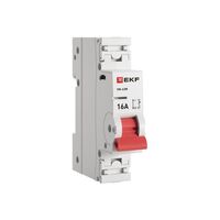 Выключатель нагрузки 1п 16А ВН-63N PROxima EKF S63116 - УПС инжиниринг