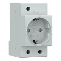 Розетка РДЕ-47 16А (под евро вилку с заземлением) PROxima EKF RDE4716 - УПС инжиниринг