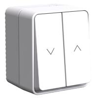 Выключатель для жалюзи 2-кл. ОП AtlasDesign PROFI 10А IP54 бел. SE ATN540119 - УПС инжиниринг