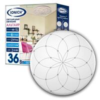 Светильник светодиодный декоративный 2219 "Альтаир" 36Вт 2500лм 230В 6500К 350мм IP20 IONICH 1757 - УПС инжиниринг