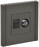 Розетка 2-м TV+RJ45 кат.6 FORTE&PIANO FP337 сер. IEK FP-AK20-2-K03 - УПС инжиниринг