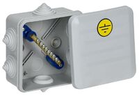 Коробка КУП КМ41361 100х100х50 IP44 6 вводов (7035) IEK UKO21-100-100-050-K41-55U - УПС инжиниринг