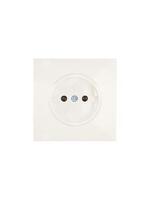 Розетка 1 мест. б/з ПБТ СП ZIMA IP20 16А безвинт. зажим слон. кость LEZARD 704-9088-121BQC - УПС инжиниринг