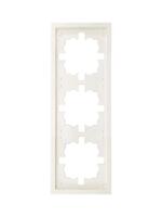 Рамка 3-мест. горизонт. ZIMA слон. кость LEZARD 704-9000-148 - УПС инжиниринг