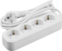 Удлинитель 4х3м с заземл. 16А IP20 90 799 OPE-S-04-300-E-3x1 бел. ОНЛАЙТ 90799 - УПС инжиниринг