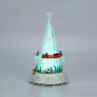 Фигура светодиодная "Новогодний поезд с мелодией" 30.5см RGB на подставке Neon-Night 513-025 - УПС инжиниринг