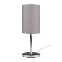 Светильник настольный JH3-01-gy E14 IP20 110х110х310мм метал.; ткань; PVC-пластик сер. JazzWay 5062368 - УПС инжиниринг