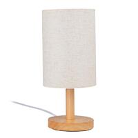 Светильник настольный JH1-01-iv 1х60Вт E27 (основа: натуральное дерево) IP20 JazzWay 5058231 - УПС инжиниринг