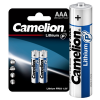 Элемент питания литиевый AAA/FR03 1.5В Lithium FR03-BP2 BL2 (уп.2шт) Camelion 15240 - УПС инжиниринг