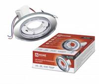 Светильник GX53R-glass RMR-L КРУГ встраив. с подсветкой 4К под лампу GX53 зеркальн. IN HOME 4690612044262 - УПС инжиниринг