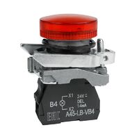 Лампа сигнальная OptiSignal D22 C4-L-B4 красн. металл 24VAC/DC XB4BVB4 КЭАЗ 332177 - УПС инжиниринг