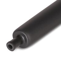 Трубка термоусадочная клеевая ТТК(2:1)-12/6 в метровой нарезке черн. (уп.10м) КВТ 74303 - УПС инжиниринг