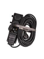 Удлинитель на каучуковой колодке 3х10м 16А IP44 250В 4кВт каучук КГ 3х2.5 черн. УХз16 Россия КОСМОС YKsm10m-3g(16A)KG-B - УПС инжиниринг