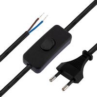 Шнур сетевой 1.8м с выключателем ШВВП 2х0.75 черн. Rexant 11-1134 - УПС инжиниринг