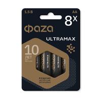 Элемент питания алкалиновый AA/LR6 1.5В ULTRAMAX BL-8 (уп.8шт) ФАZА 5064676 - УПС инжиниринг