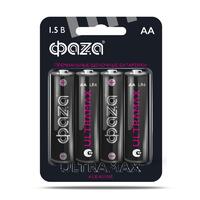 Элемент питания алкалиновый AA/LR6 1.5В ULTRAMAX LR6UM-B4 BL-4 (уп.4шт) ФАZА 5043022 - УПС инжиниринг