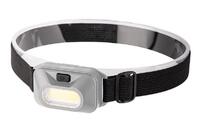 Фонарь налобный H9-L1W-gy 1Вт COB 100лм 100%/50%/мигающий 3хAAA (не входят в комплект) сер. ФАZА 5031180 - УПС инжиниринг