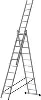 Лестница трехсекционная 3х10 H=285/481/674см 12.19кг алюм. FIT 65435 - УПС инжиниринг