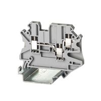 Клемма проходная винтовой зажим 3 точки подключения 2.5 кв.мм сер. DKC TUR-2.5-TWIN - УПС инжиниринг