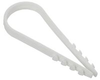 Дюбель-хомут 19х25мм для круглого кабеля нейлон бел. (уп.100шт) GENERICA UDH13-19-25-100-K01-G - УПС инжиниринг