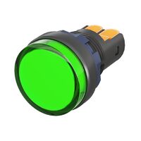 Индикатор сигнальный со встроенным диодом 9-24В зел. DKC M22L-F24GPP - УПС инжиниринг