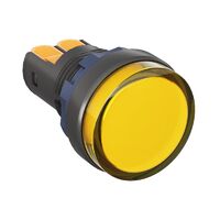 Индикатор сигнальный со встроенным диодом 220В желт. DKC M22L-F220YPP - УПС инжиниринг