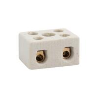 Клемма керамическая винтовая 10кв.мм 2 пары контактов с крепежным отверстием (уп.100шт) Rexant 07-6222 - УПС инжиниринг