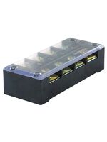 Блок зажимов ТВ-4504 45А 4 клеммные пары IP30 Электротехник ET522093 - УПС инжиниринг