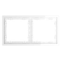 Рамка 2-м S70 пластик. бел. глянцевый Voltum VLS100201 - УПС инжиниринг