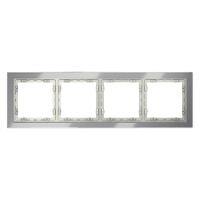 Рамка 4-м S70 стеклян. сталь Voltum VLS110405 - УПС инжиниринг