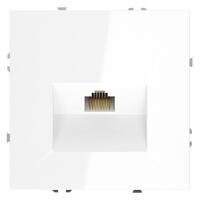 Розетка компьютерная 1-м СП S70 RJ45 кат.6 механизм бел. глянцевый Voltum VLS060101 - УПС инжиниринг