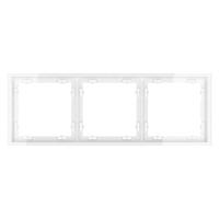Рамка 3-м S70 пластик. бел. глянцевый Voltum VLS100301 - УПС инжиниринг
