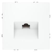 Розетка компьютерная 1-м СП S70 RJ45 кат.6 механизм бел. матов. Voltum VLS060102 - УПС инжиниринг