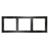 Рамка 3-м S70 пластик. титан Voltum VLS100306 - УПС инжиниринг