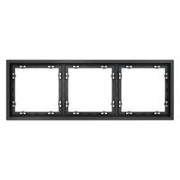 Рамка 3-м S70 пластик. графит Voltum VLS100307 - УПС инжиниринг