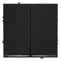 Переключатель проходной 2-кл. СП S70 10А с подсветкой механизм графит Voltum VLS020407 - УПС инжиниринг