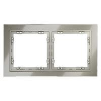 Рамка 2-м S70 стеклян. шелк Voltum VLS110204 - УПС инжиниринг