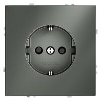 Розетка 1-м СП S70 16А с заземл. защ. шторки механизм титан Voltum VLS040206 - УПС инжиниринг