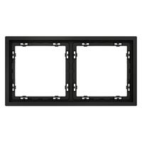 Рамка 2-м S70 пластик. черн. матов. Voltum VLS100208 - УПС инжиниринг